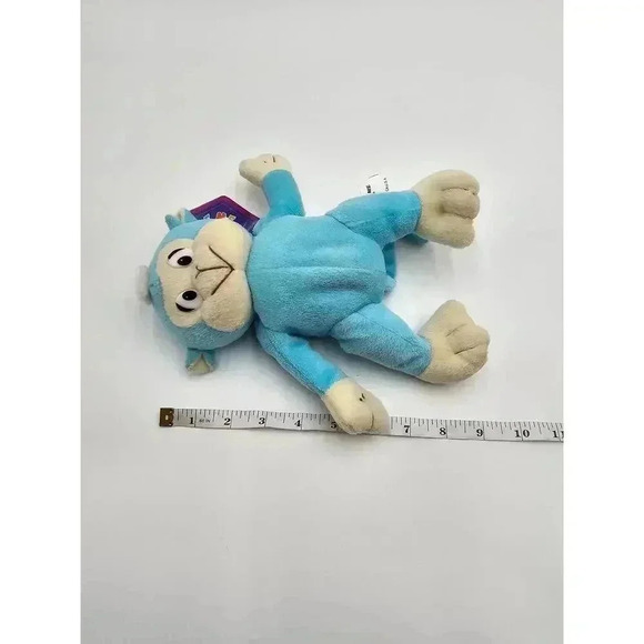 Kuddle Me Toys 2002 Rare Blue Monkey 8.5" Stuffed Animal - Picture 16 of 16